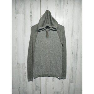 Eddie Bauer Hooded Knit Sweater Women’s Size Medium Pullover Stretch Outdoor